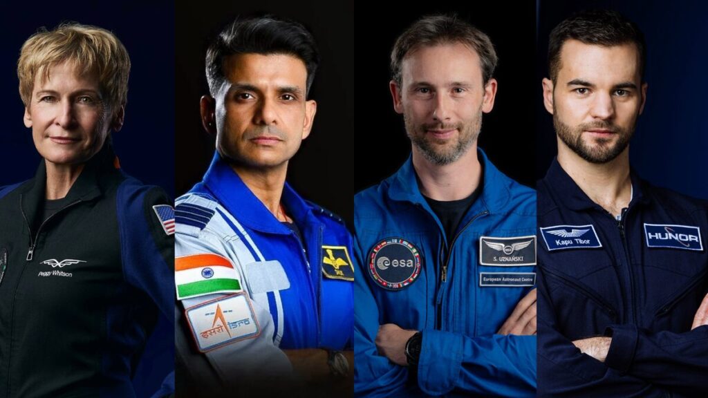 India's Shubhanshu Shukla in Space